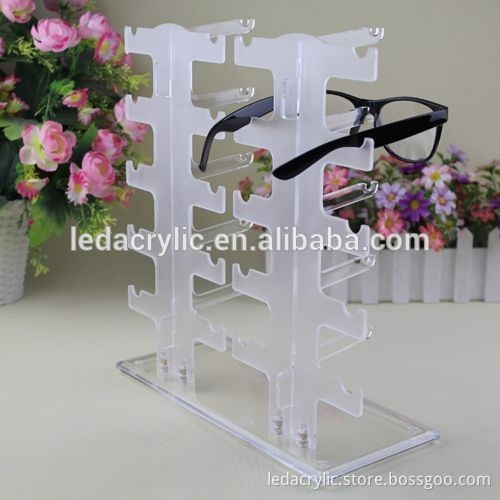 Acrylic Clear Display Retail Show Stand Holder Rack For Glasses Sunglasses